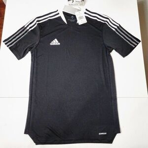 NEW! Men's Adidas TIRO21 TR JSY Training T-Shirt Black Jersey GM7586 Siz…